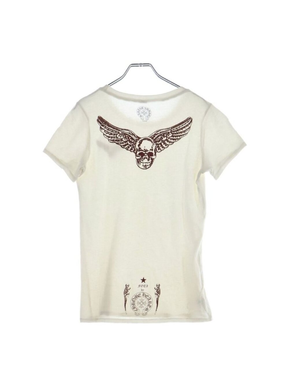 Chrome Hearts Foti Vintage Mahalia Print Short Sleeve T-Shirt White